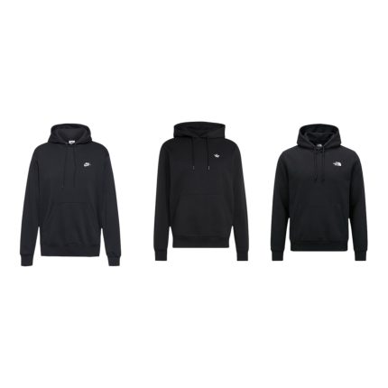 ΣΕΤ ΦΟΥΤΕΡ 3 ΤΕΜΑΧΙΩΝ  ΜΑΥΡΟ ADIDAS/NIKE/ΤΗΕ NORTH FACE