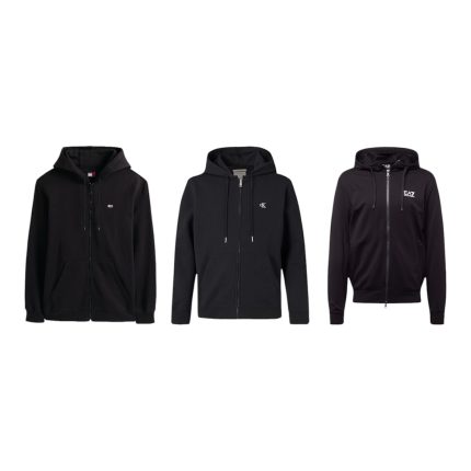 ΣΕΤ ΖΑΚΕΤΕΣ 3 ΤΕΜΑΧΙΩΝ ΜΑΥΡΟ CALVIN KLEIN/ARMANI/TOMMY HILFIGER